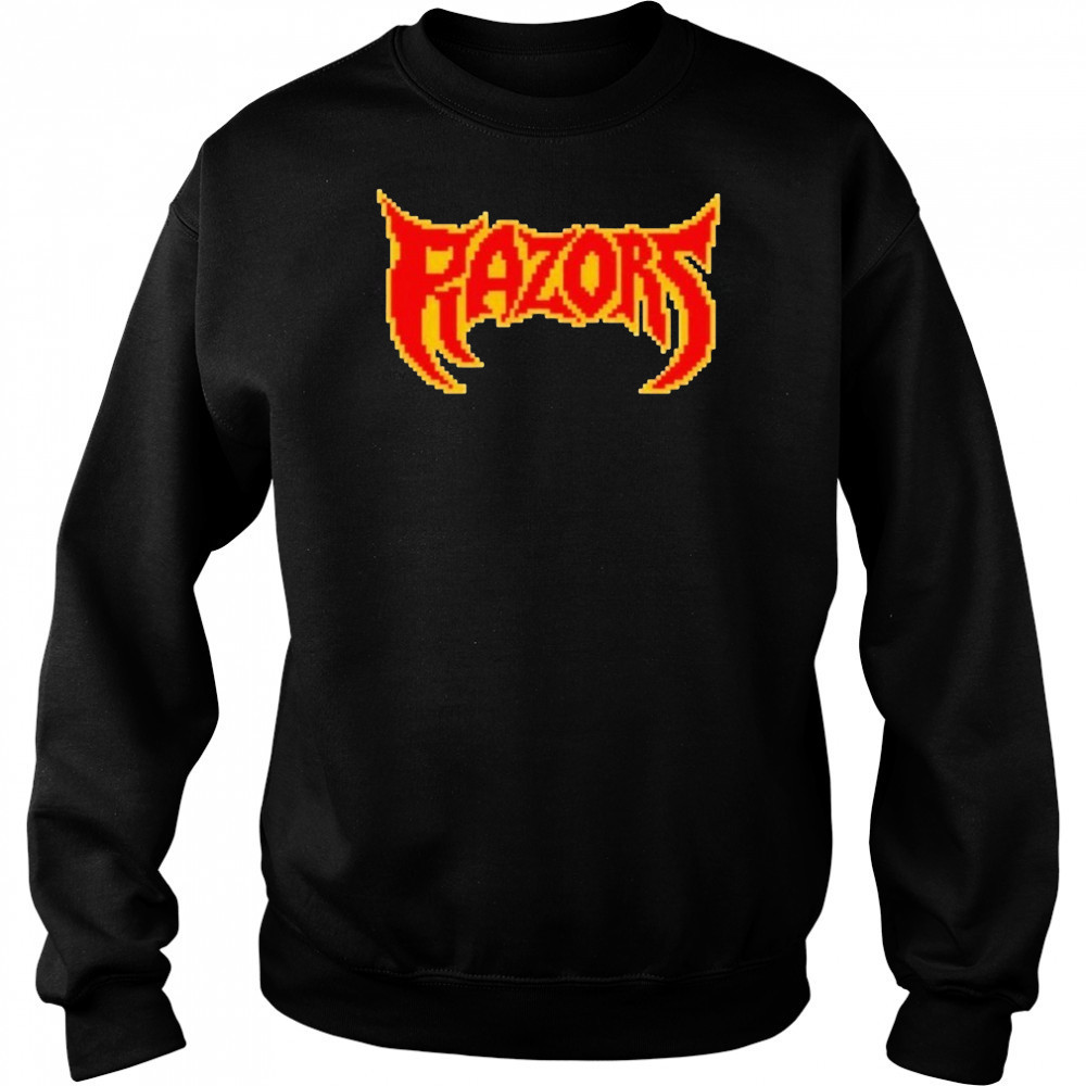 Razors Blockchain Pixel Logo T-Shirt Hoodie