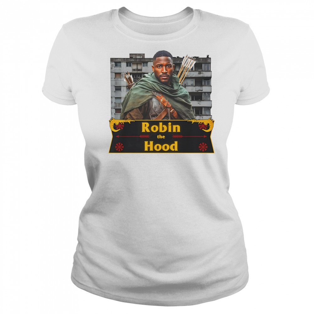 Robin the Hood black retro shirt Women's T-shirt
