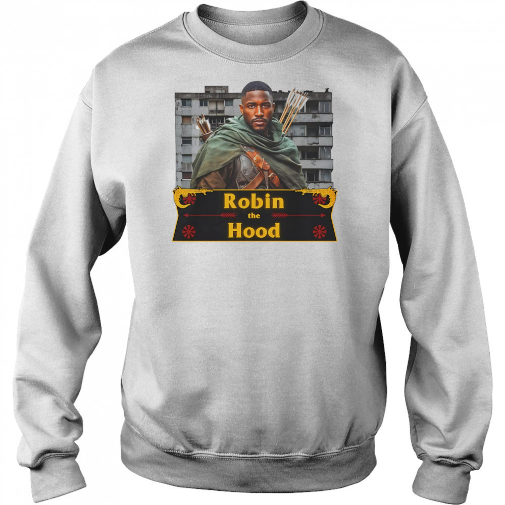 Robin the Hood black retro shirt Hoodie