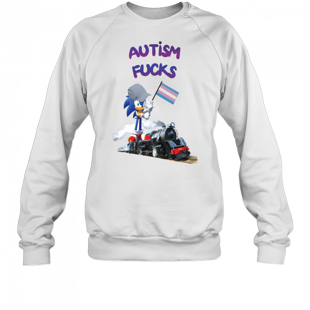Sonic Autism Fucks On Train Shirt Sweatshirt