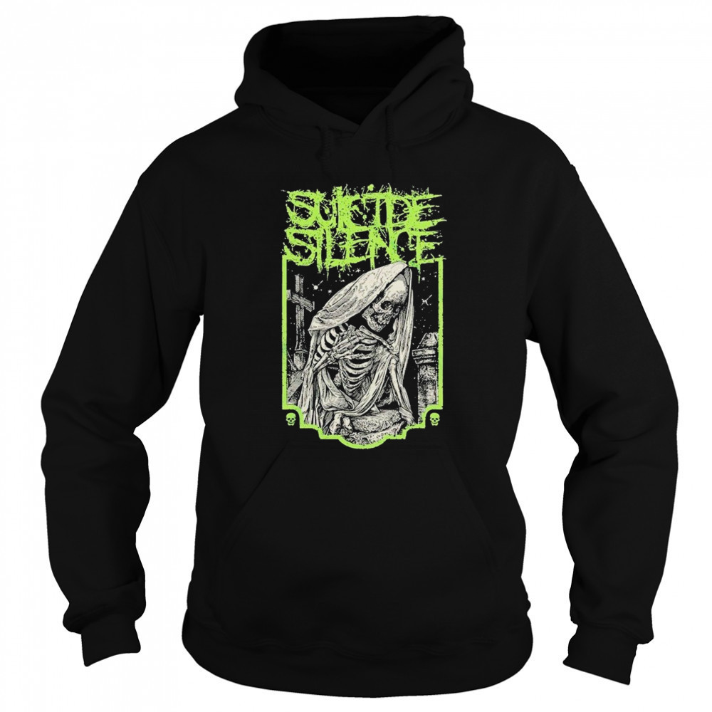 Suicide Silence Unanswered Skeleton T-shirt Sweatshirt