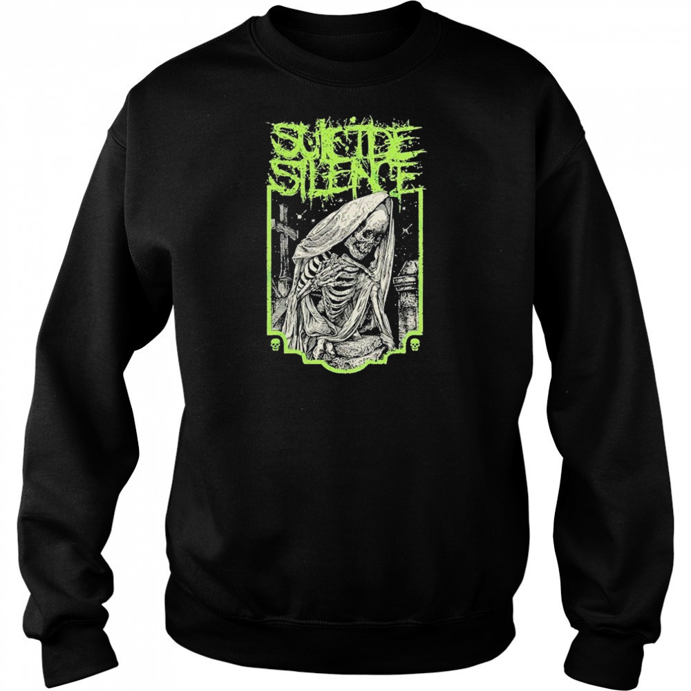 Suicide Silence Unanswered Skeleton T-shirt Hoodie