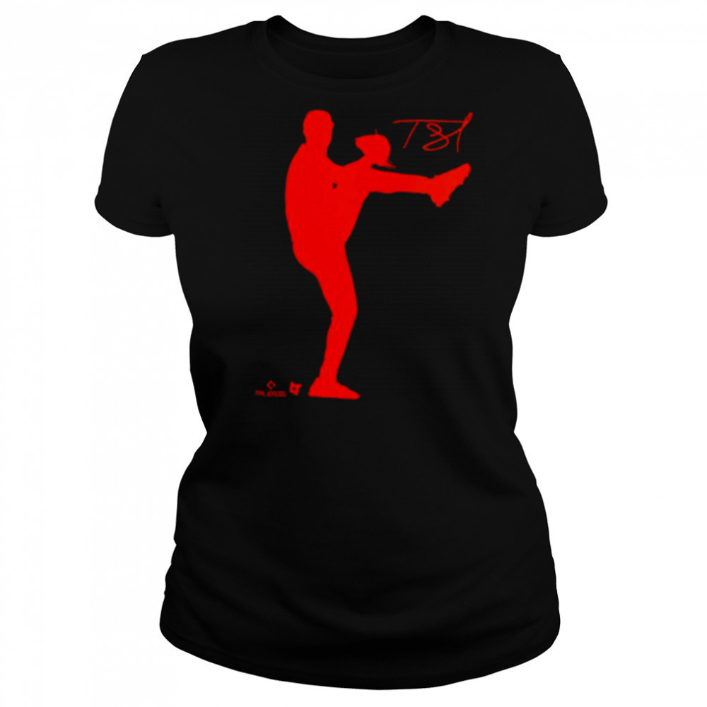 Tarik Skubal Silhouette Detroit Baseball Shirt Women's T-shirt
