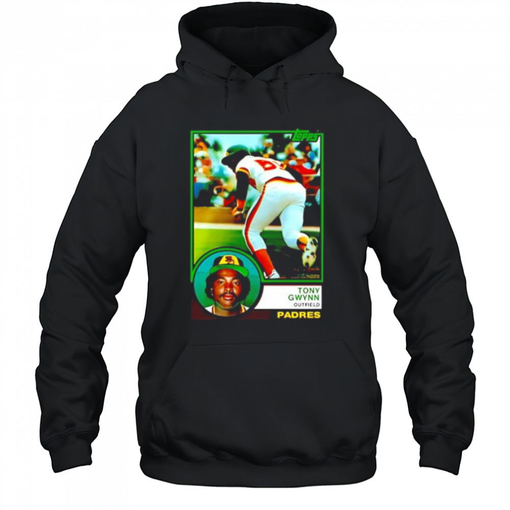 Tony Gwynn Outfield Padres card shirt Hoodie