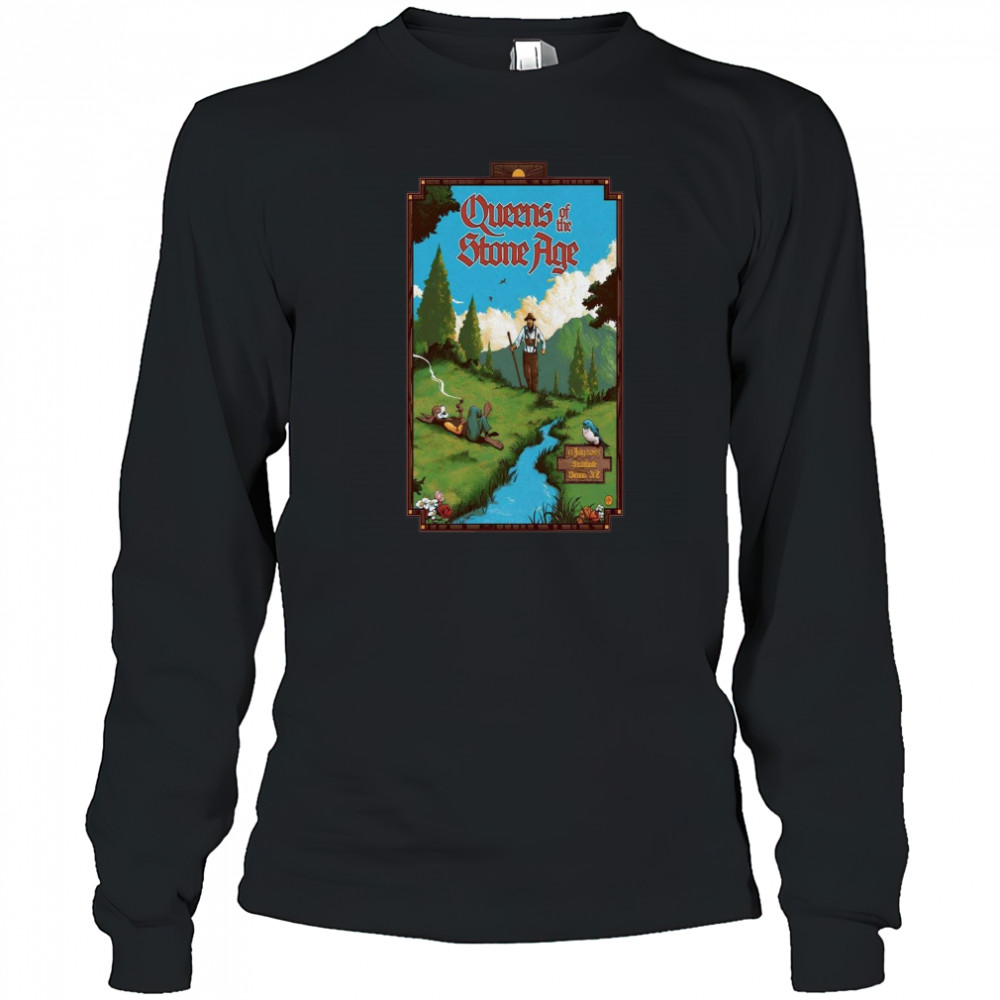 Tour 2025 Queens of the Stone Age Vienna, AT Poster T-Shirt Long Sleeved