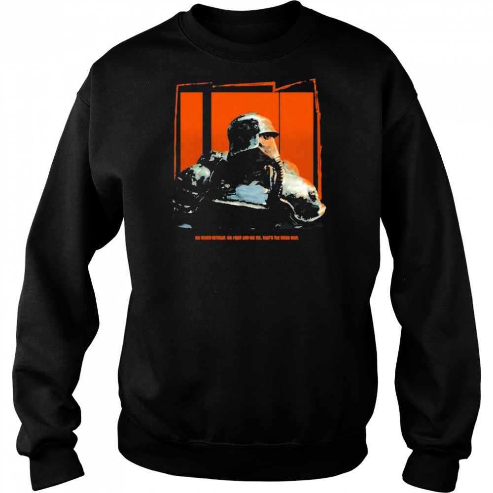 Warhammer We Never Retreat T-shirt Hoodie