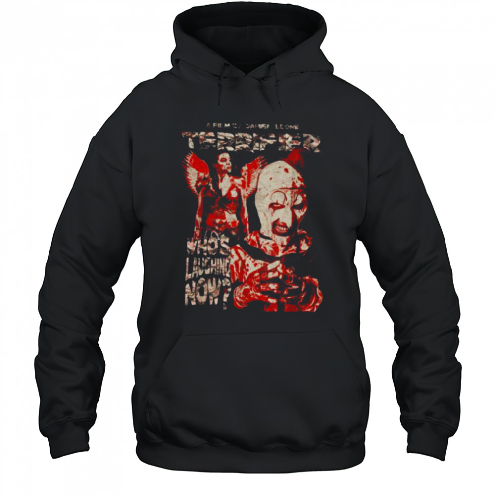 Who’s Laughing Now Grunge Poster Horror Movie T Shirt Hoodie
