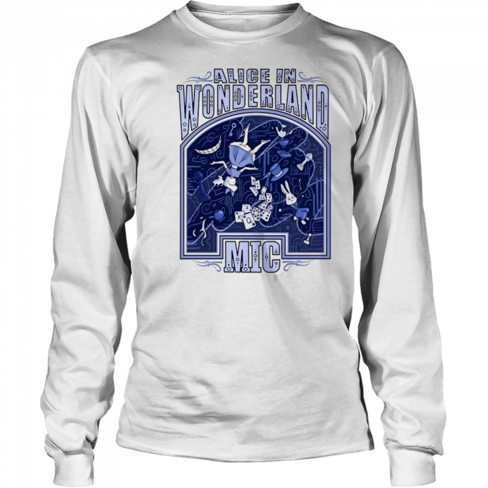 Alice in wonderland MIC shirt Long Sleeved