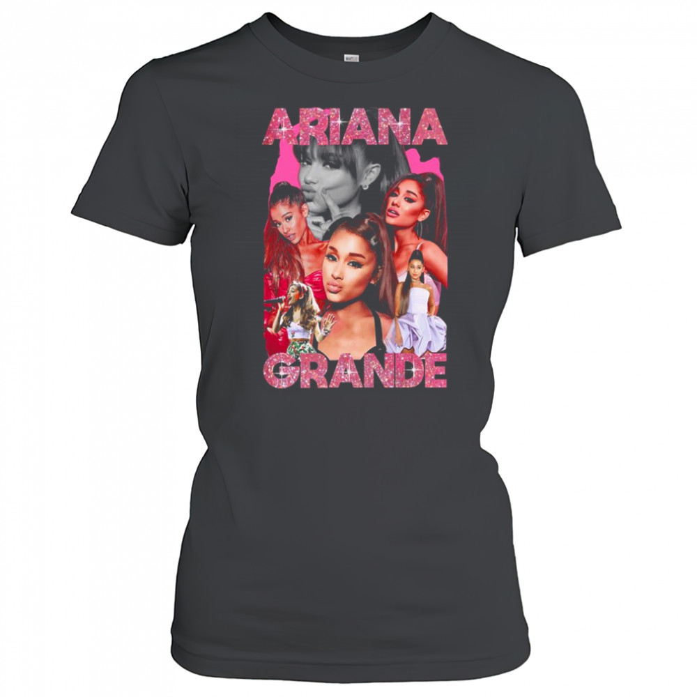 Ariana Grande Pink Sparkle Bootleg Shirt Women's T-shirt