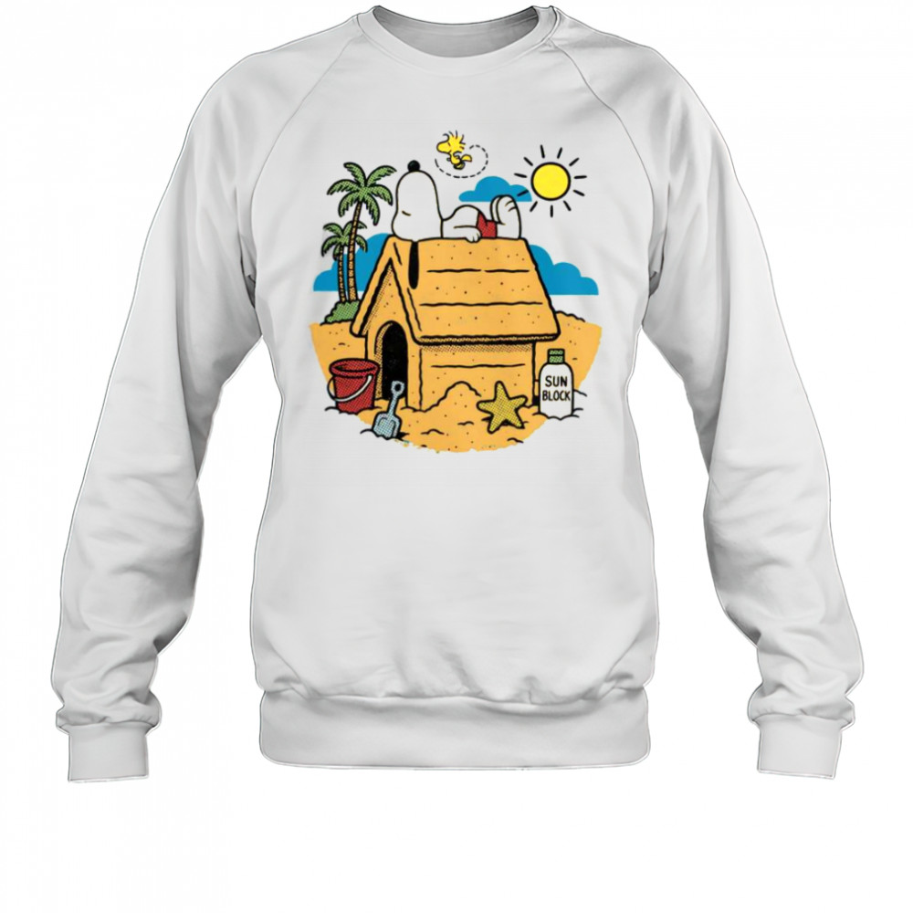 Beach Mode Activated Snoopy Woodstock T-Shirt Sweatshirt