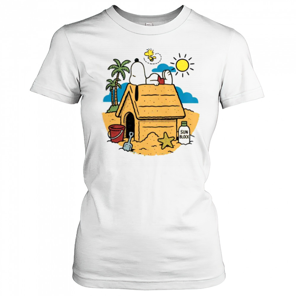 Beach Mode Activated Snoopy Woodstock T-Shirt Women's T-shirt