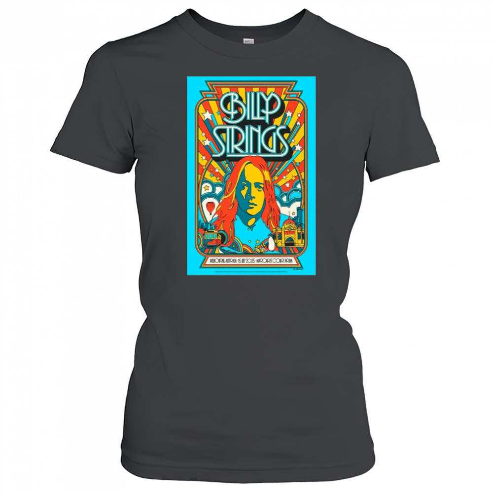 Billy Strings On July 15 2025 Margaret Court Arena Show Poster Shirt Women's T-shirt