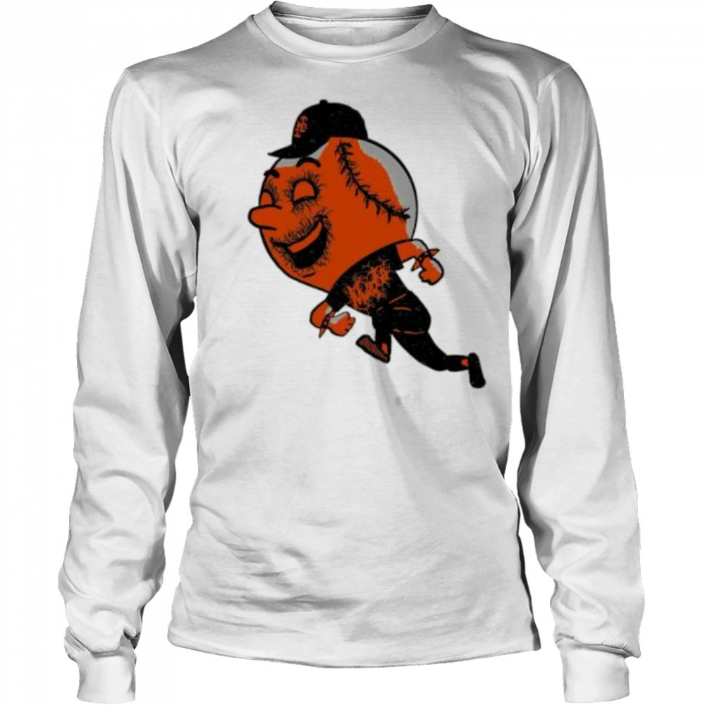 Black Metal Mr. Met shirt Long Sleeved