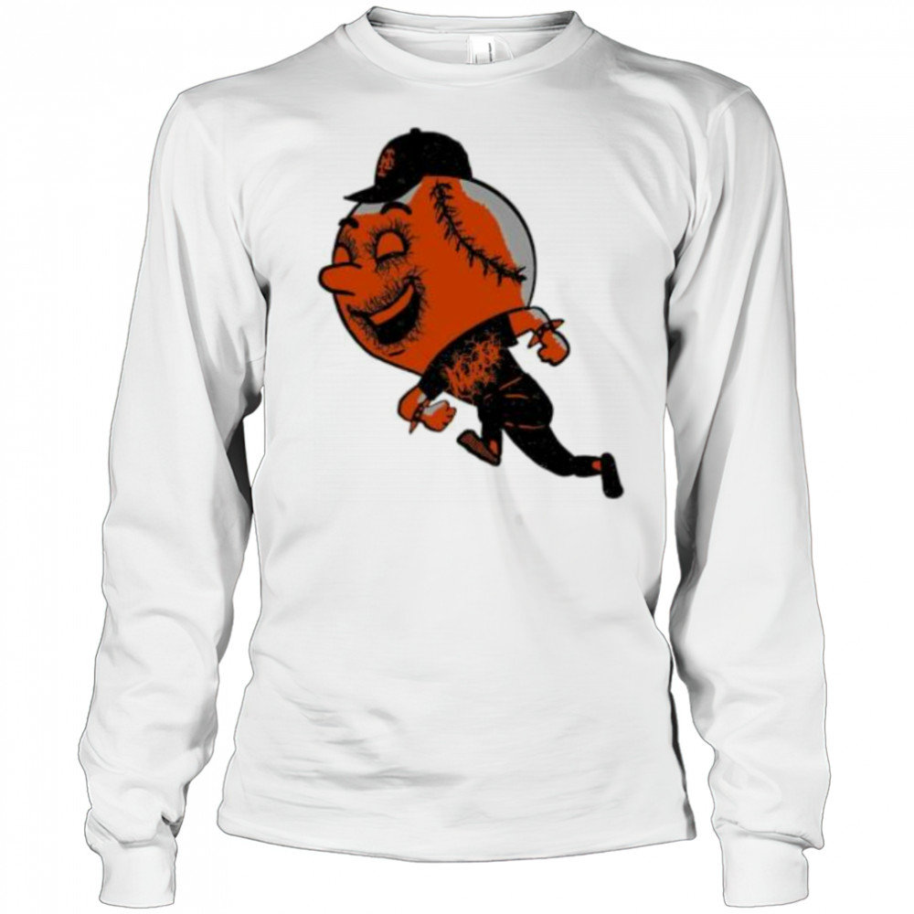 Black Metal Mr. Met shirt Long Sleeved