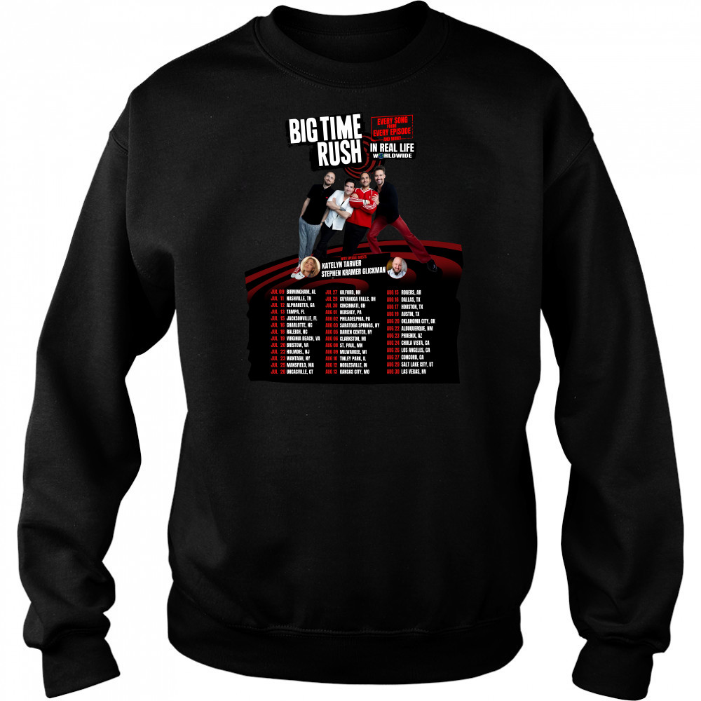 BTR Big Time Rush 2025 Tour T-Shirt Hoodie