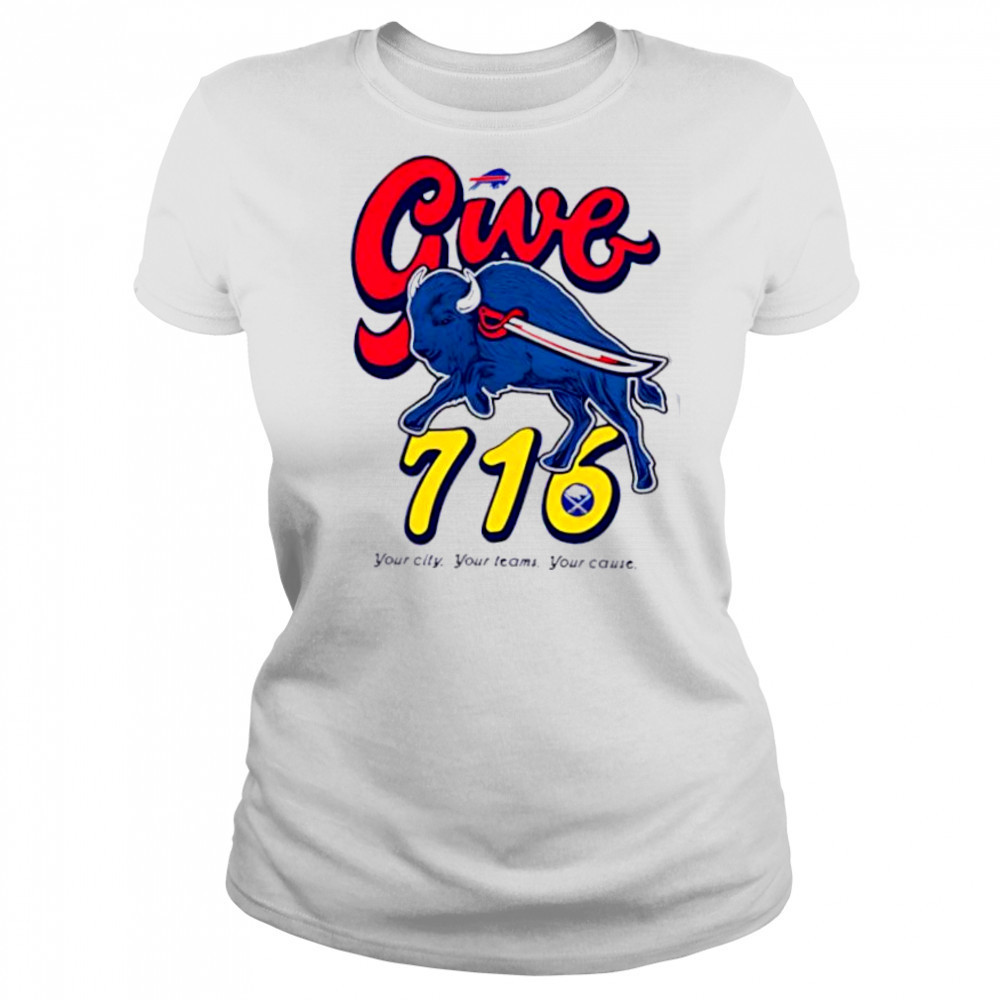 Buffalo Bills Give 716 your city your teams your cause shirt Women's T-shirt