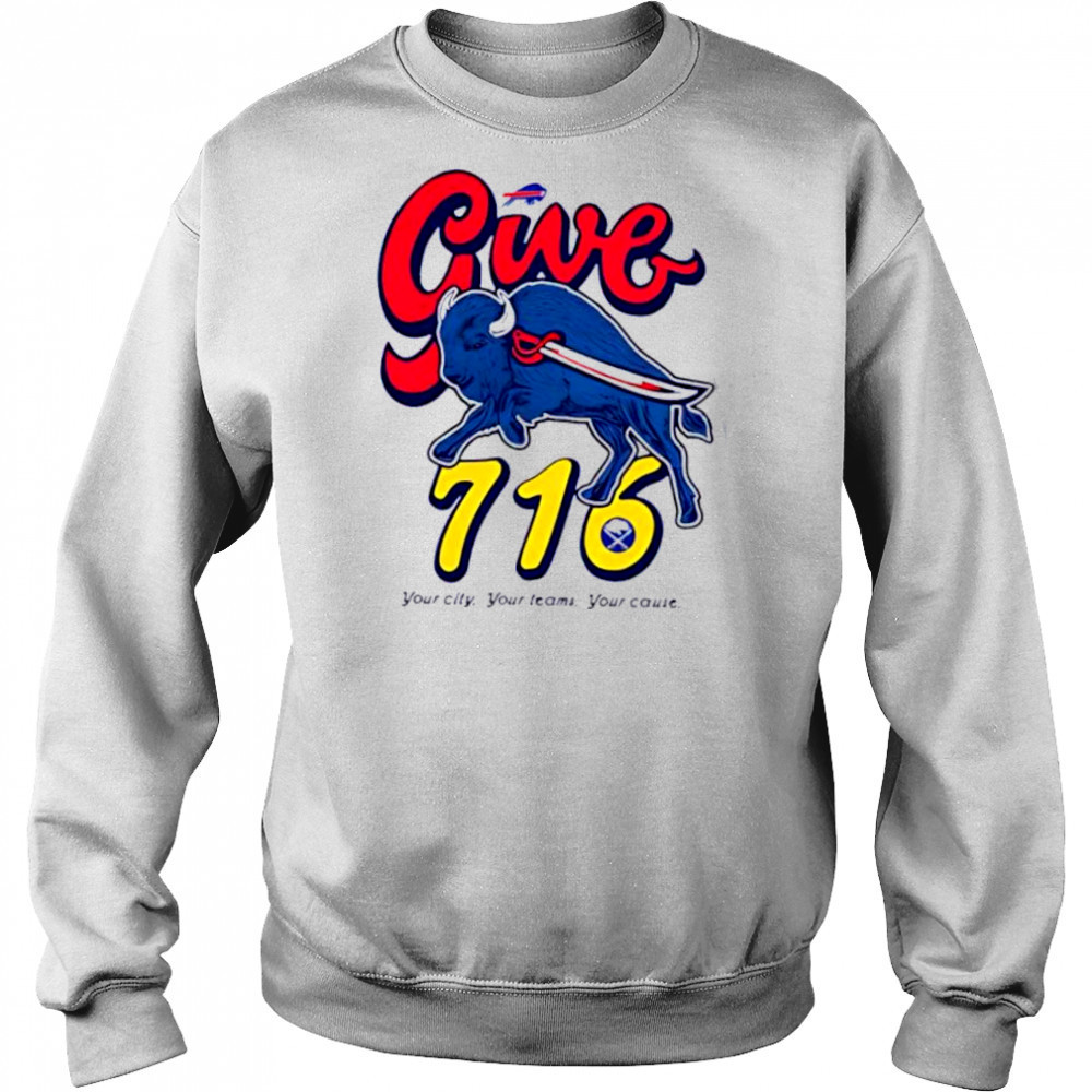 Buffalo Bills Give 716 your city your teams your cause shirt Hoodie