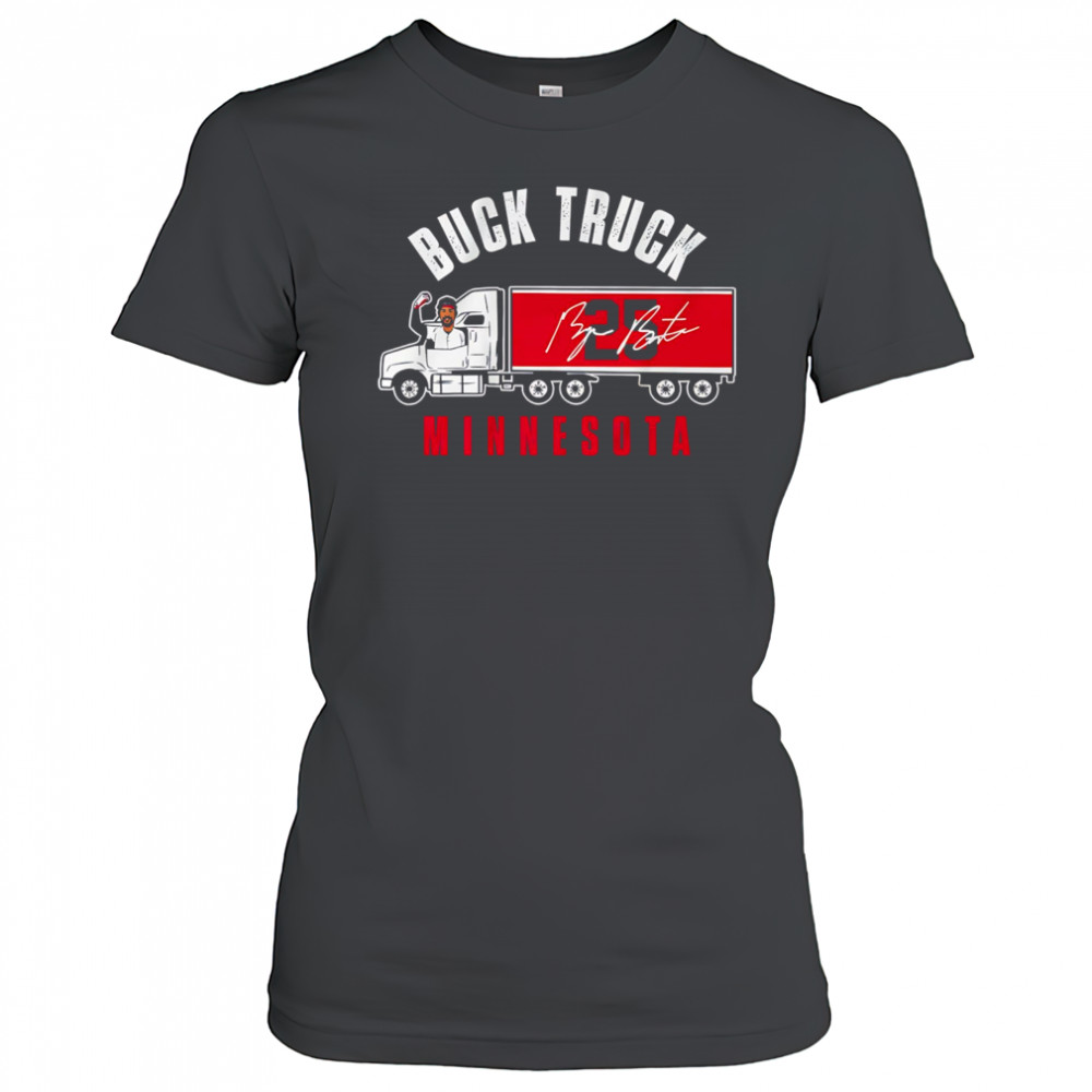 Byron Buxton Buck Truck Minnesota 25 signature shirt Women's T-shirt