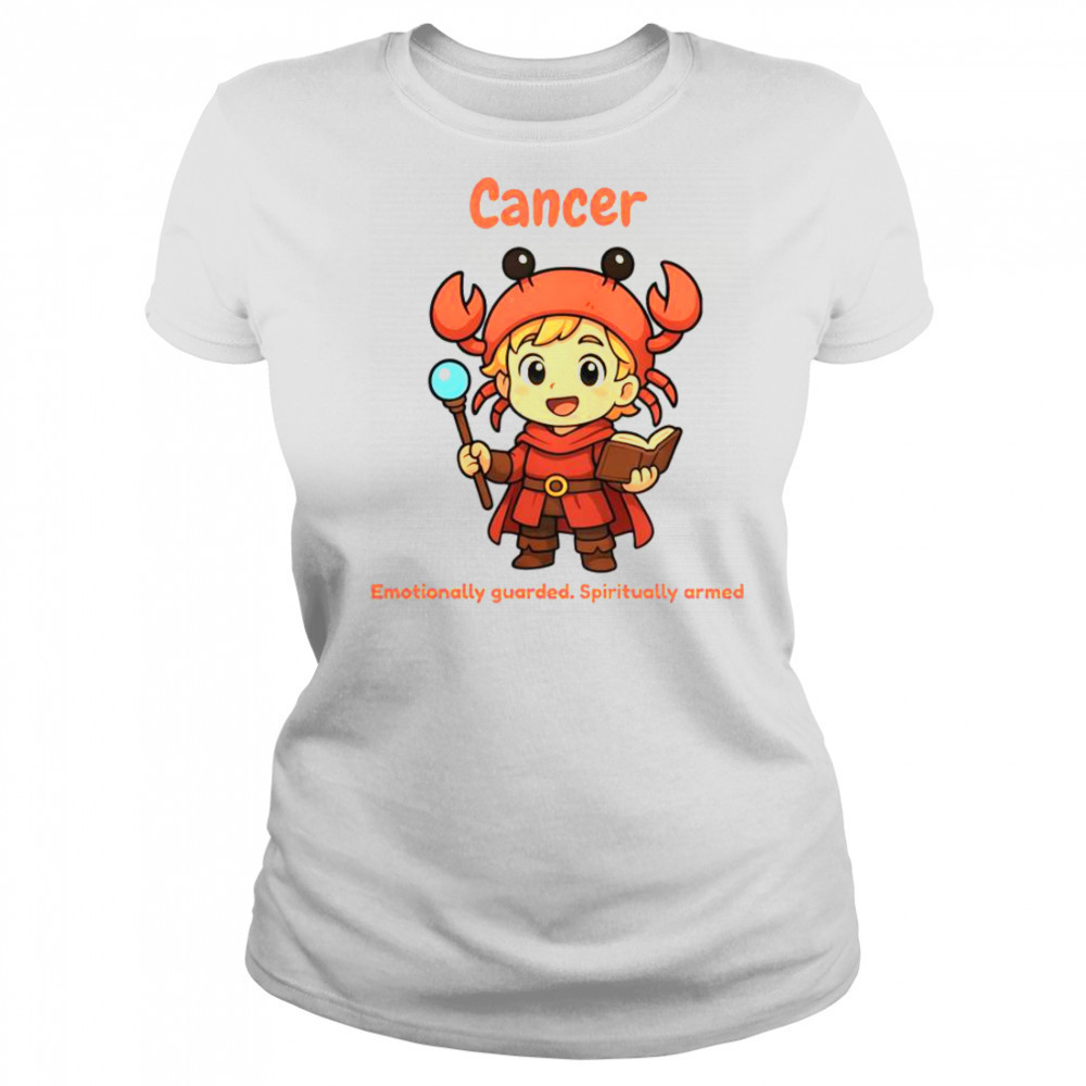 Cancer The Wizard Emotionally Guarded Spiritually Armed T-Shirt Women's T-shirt