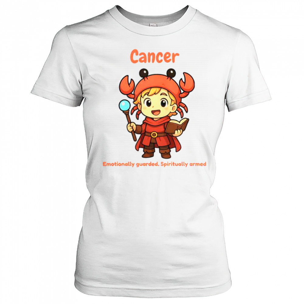 Cancer The Wizard Emotionally Guarded Spiritually Armed T-Shirt Women's T-shirt