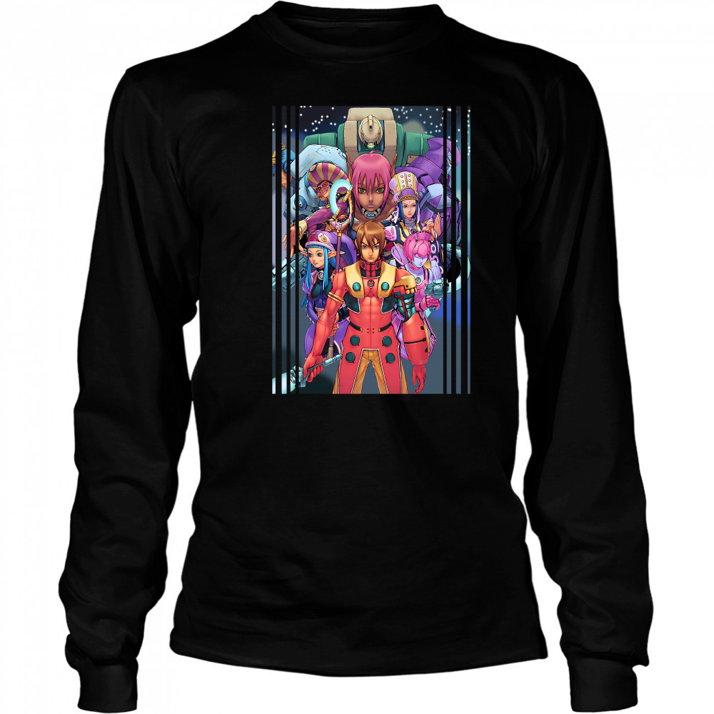 Characters In Phantasy Star Online shirt Long Sleeved