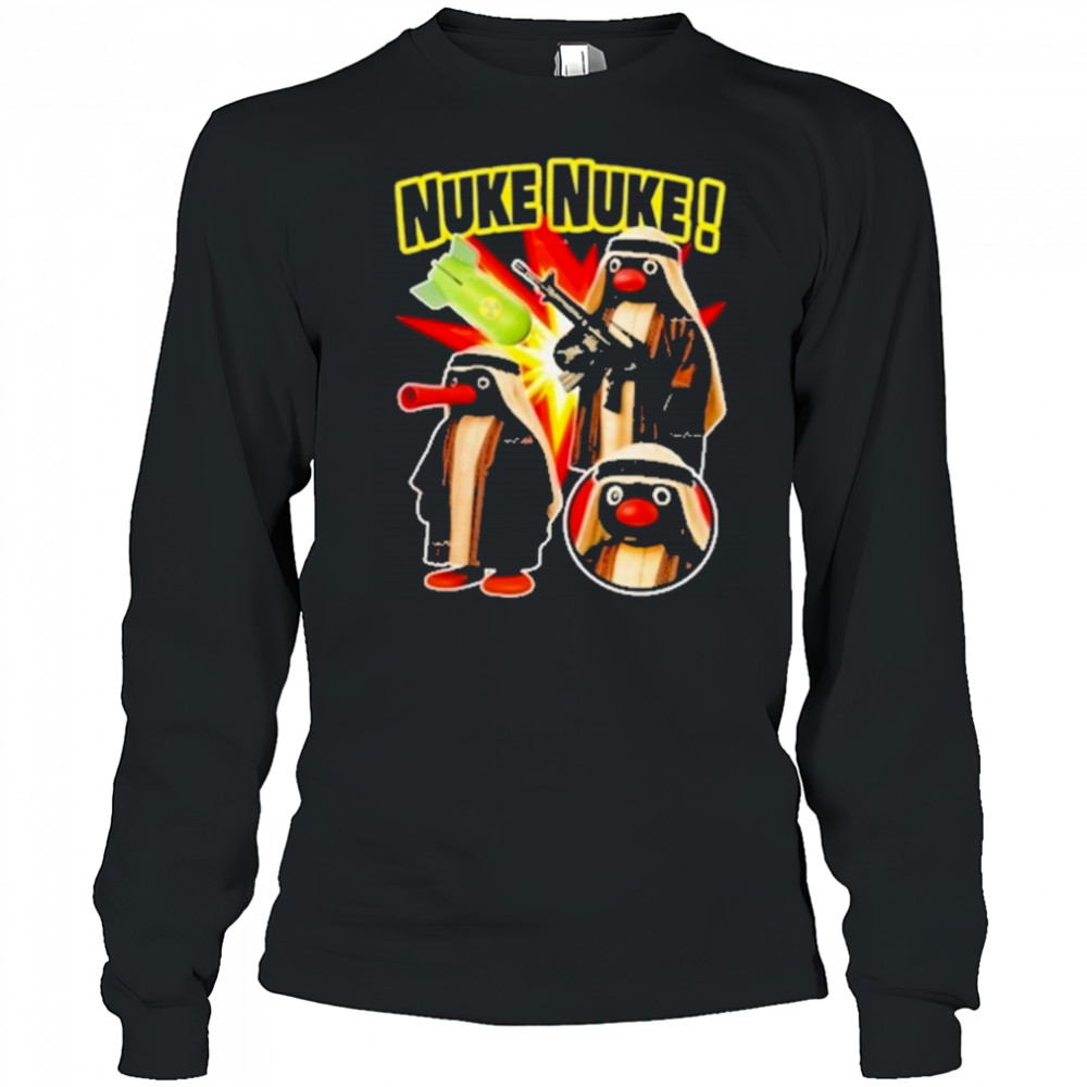 Comrade Pingu Nuke Nuke Shirt Long Sleeved