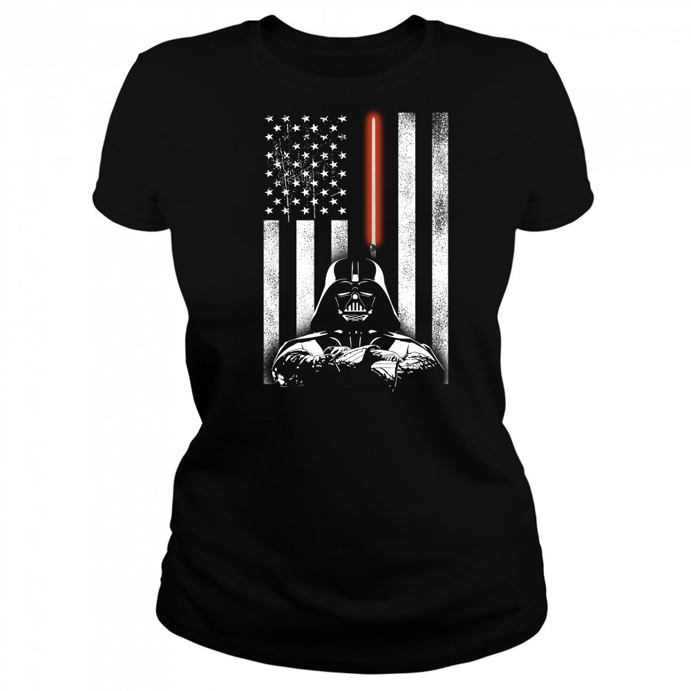Darth Vader American flag Star Wars shirt Women's T-shirt