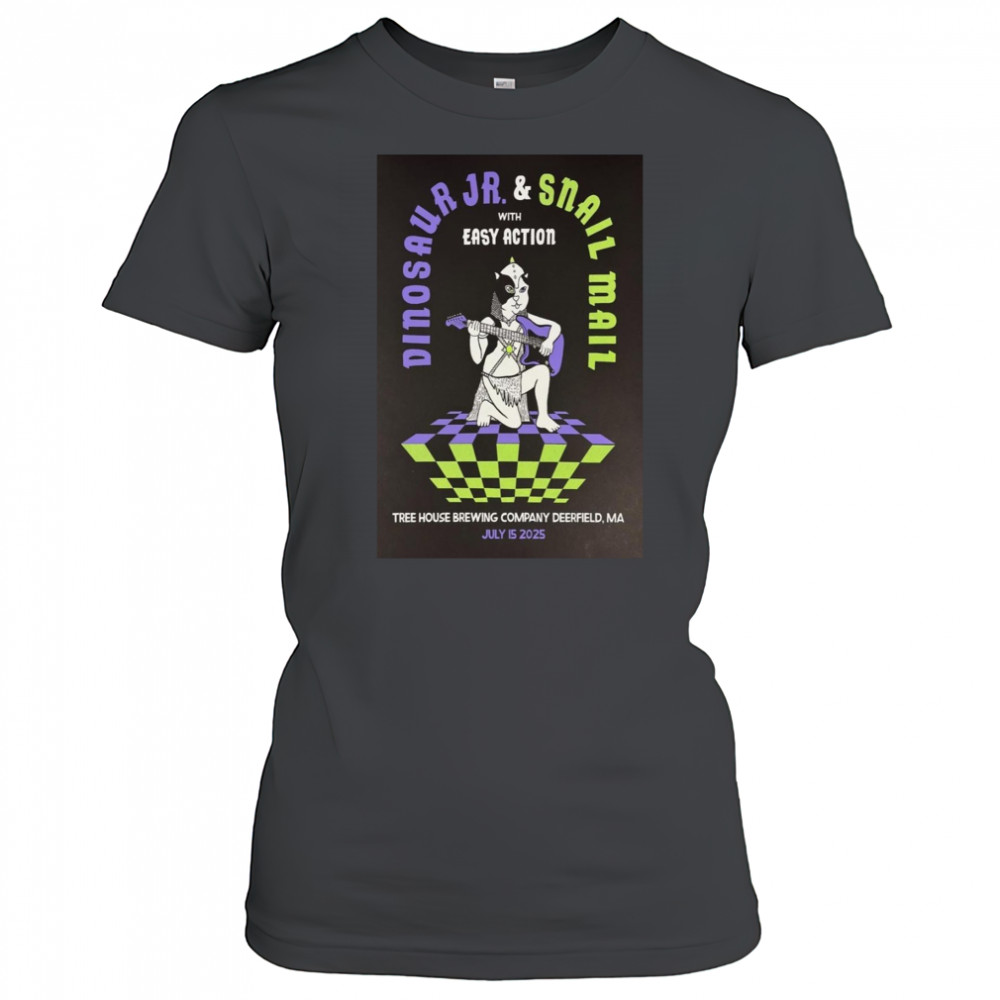 Dinosaur Jr Poster July 15 2025 Tree House Brewing Company Deerfield MA Shirt Women's T-shirt