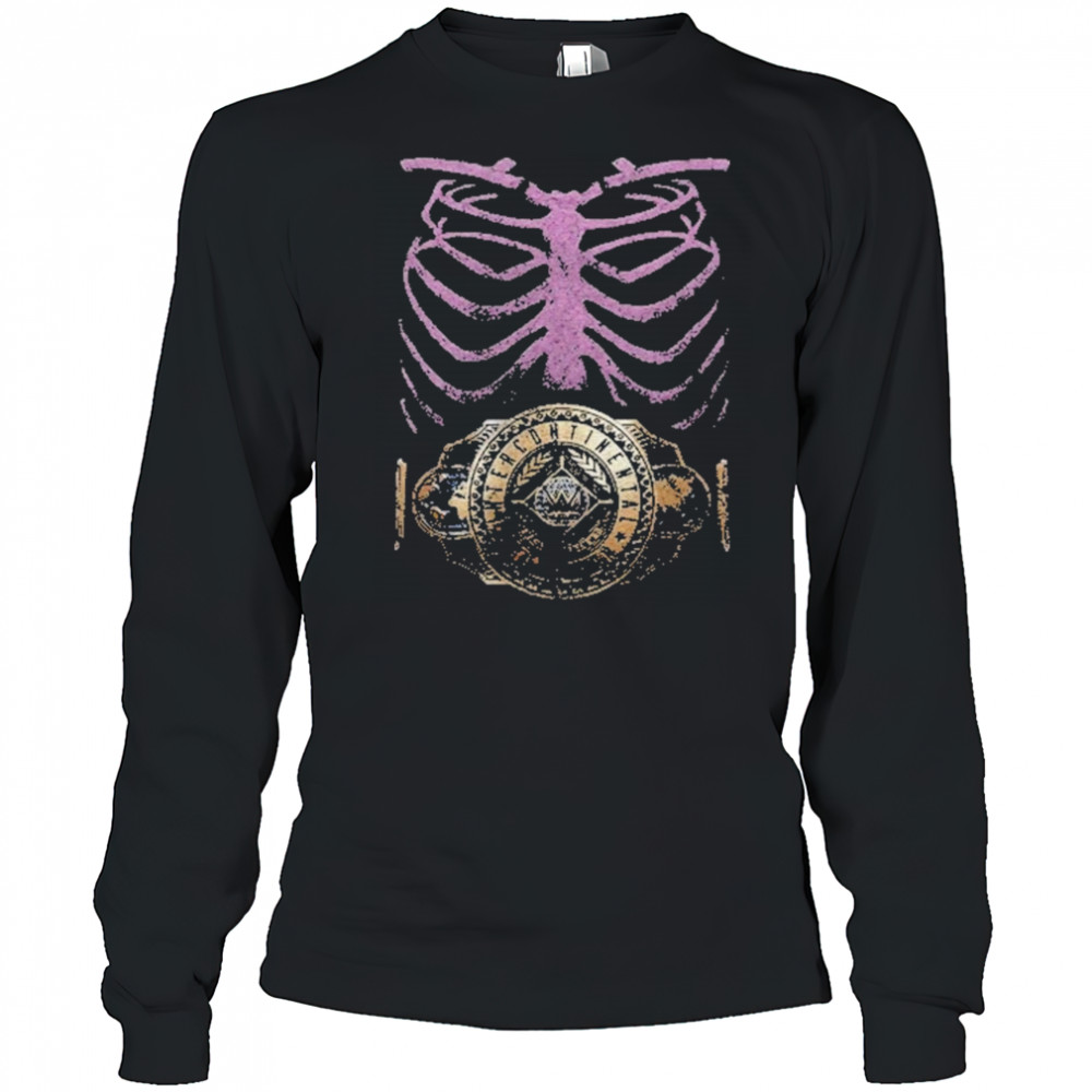 Dominik Mysterio Rib Cage Champion Shirt Long Sleeved