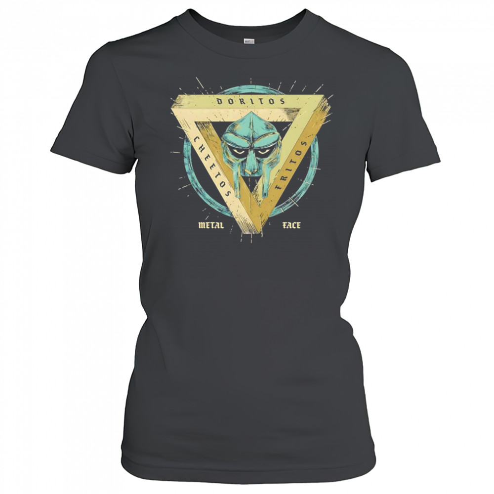 Doritos Cheetos Fritos MF Doom metal face shirt Women's T-shirt