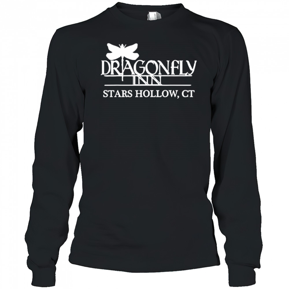 Dragonfly Inn stars hollow shirt Long Sleeved