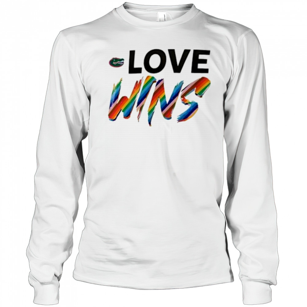 Gators Love Wins shirt Long Sleeved
