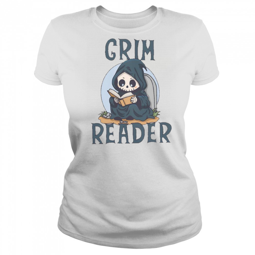Grim Reader Reading Book T-Shirt Women's T-shirt