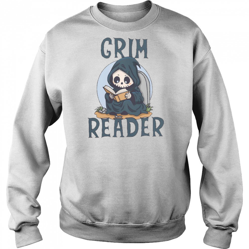 Grim Reader Reading Book T-Shirt Hoodie