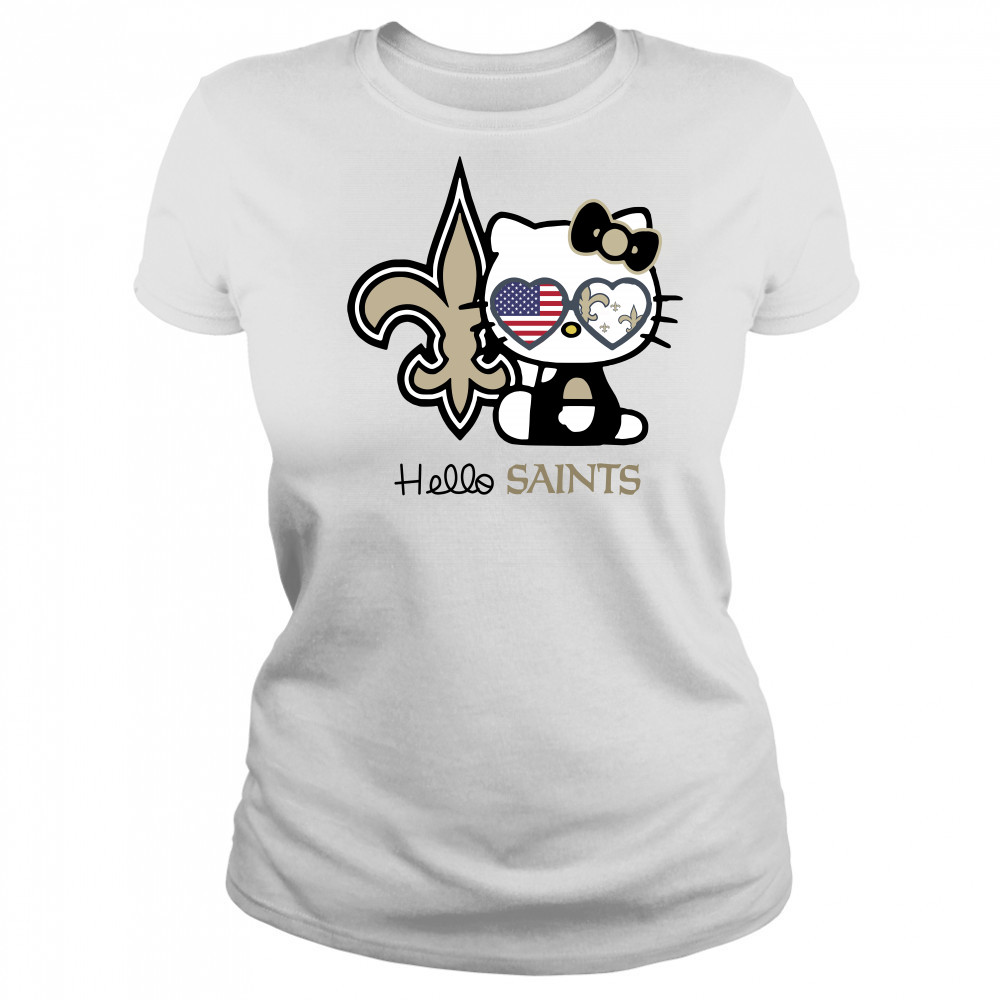 Hello Kitty New Orleans Saints shirt Women's T-shirt