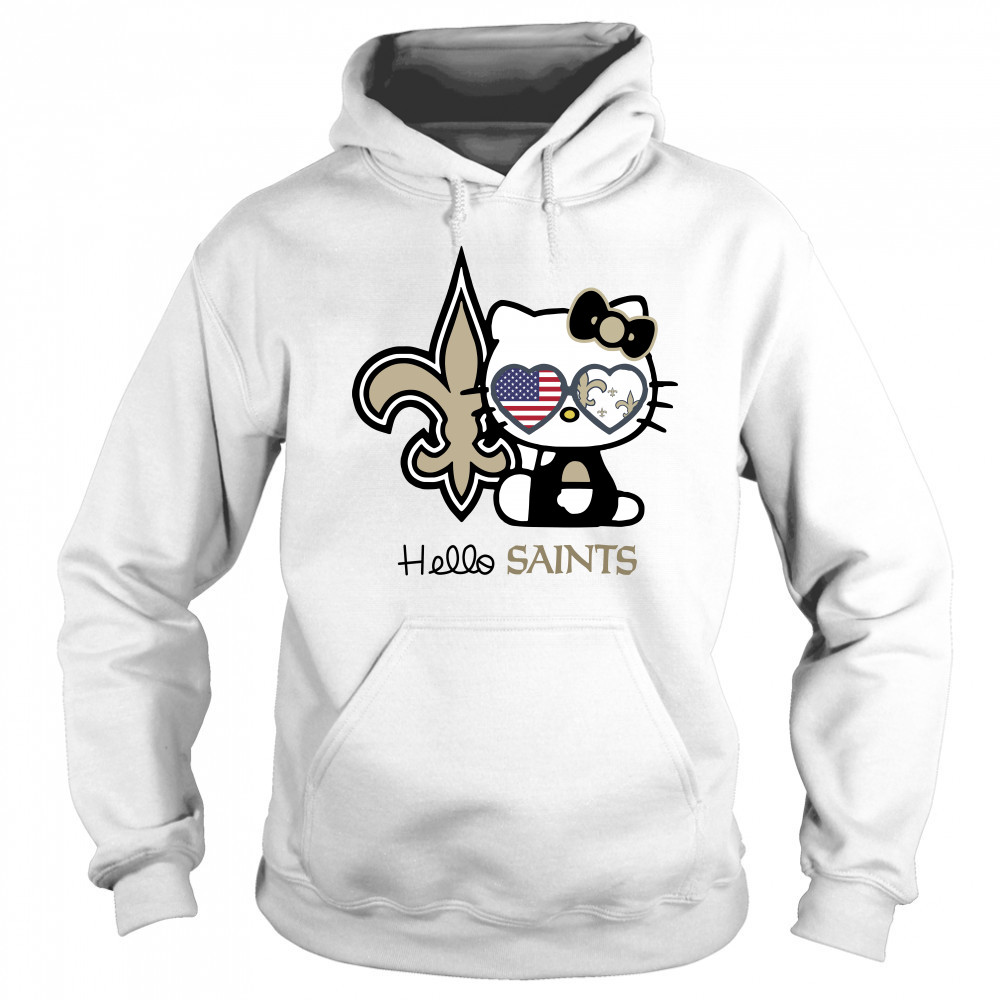 Hello Kitty New Orleans Saints shirt Sweatshirt