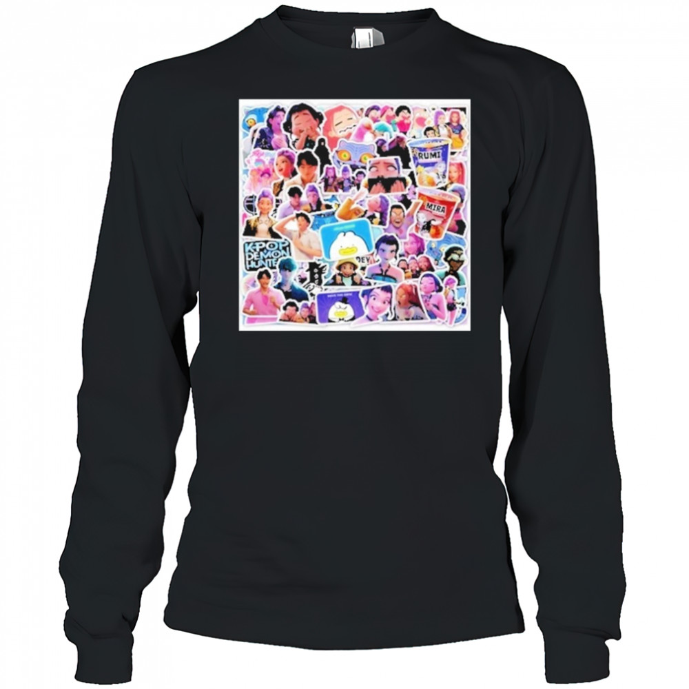 Huntrix Saja Boys Kpop Demon Hunters Shirt Long Sleeved