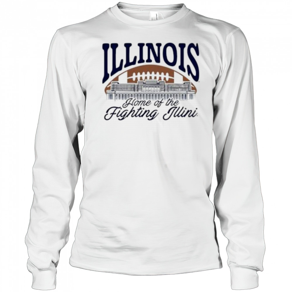 Illinois Football Memorial Stadium shirt Long Sleeved
