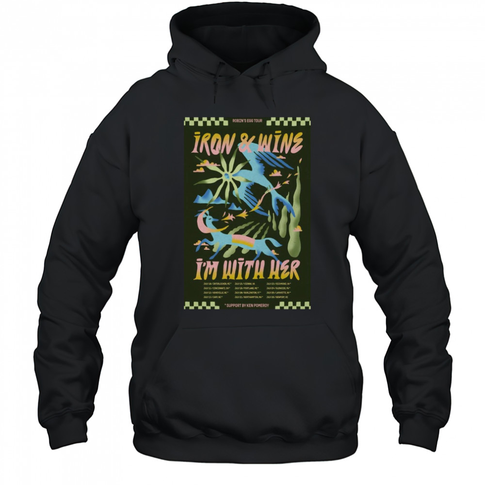 Iron & Wine Summer Tour 2025 Poster Shirt Hoodie