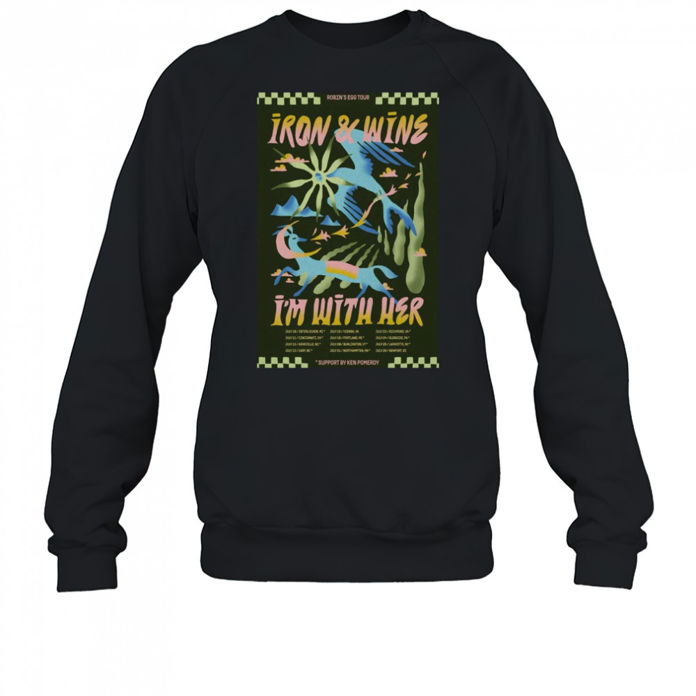 Iron & Wine Summer Tour 2025 Poster Shirt Sweatshirt