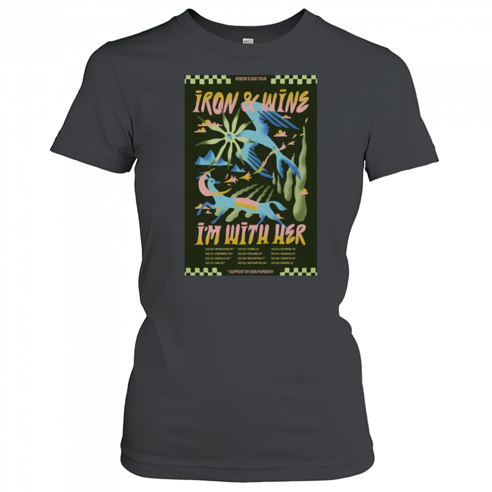 Iron & Wine Summer Tour 2025 Poster Shirt Women's T-shirt