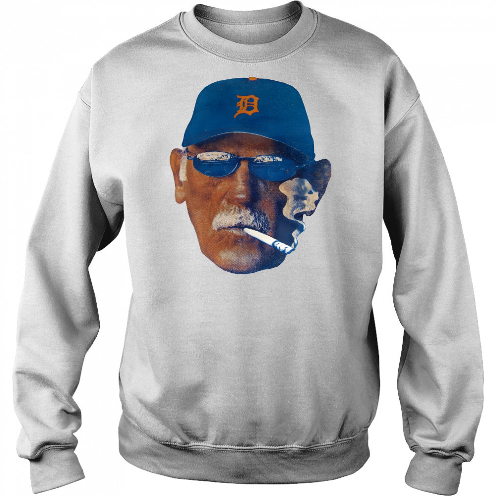 jim Leyland Smoking Graphic Shirt Hoodie