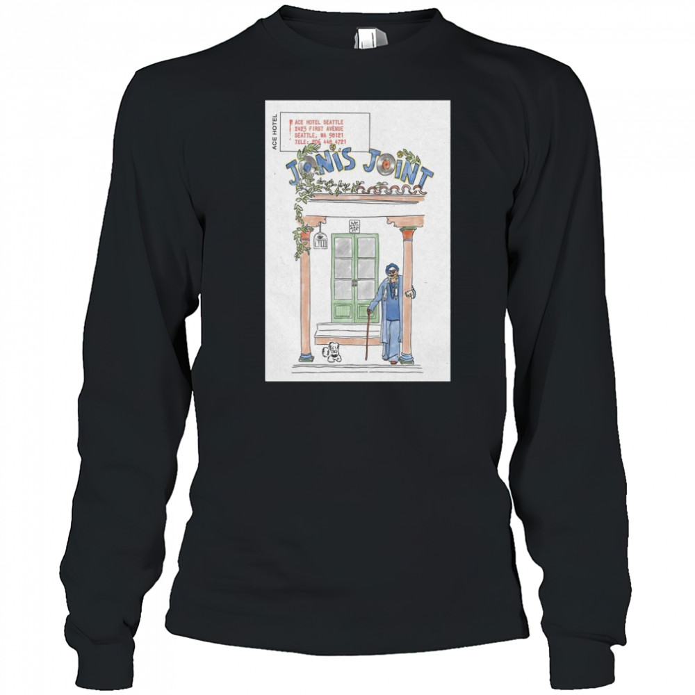 Joni Mitchell Joni’s Joint Seattle WA Poster Shirt Long Sleeved