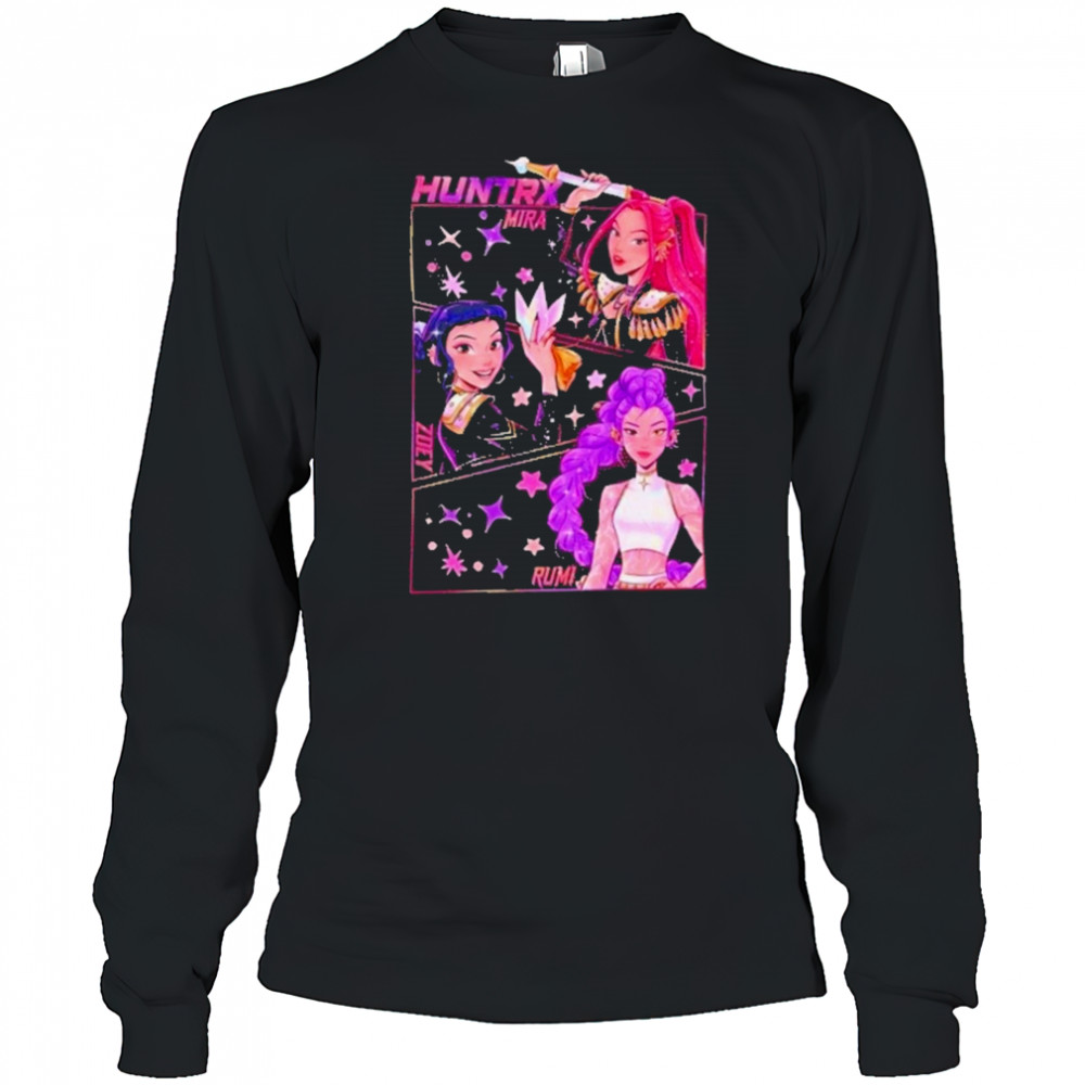 Kpop Demon Hunters Jinu Manga Kpop Huntrix Pin Shirt Long Sleeved