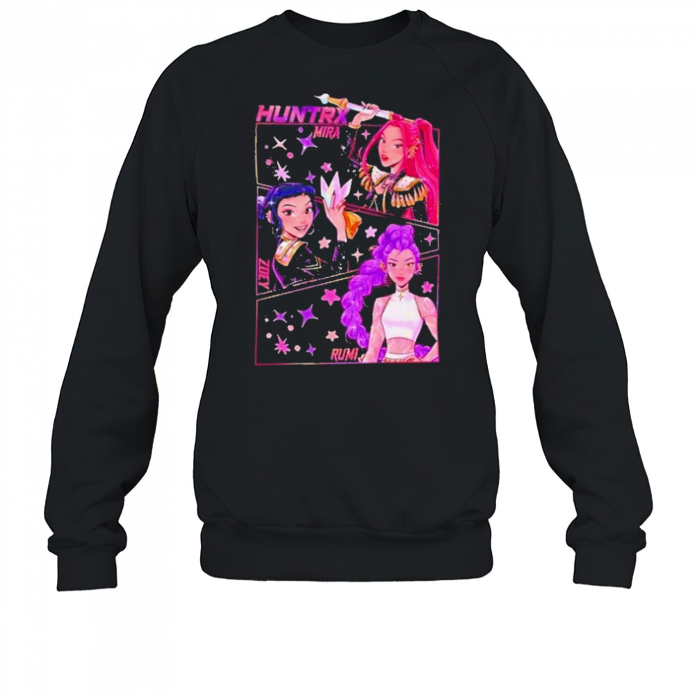 Kpop Demon Hunters Jinu Manga Kpop Huntrix Pin Shirt Sweatshirt