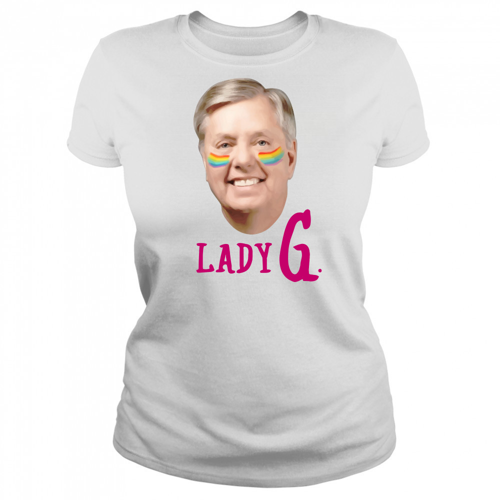 Lindsey Graham Lady G Senator Lindsey Graham Gay Pride shirt Women's T-shirt