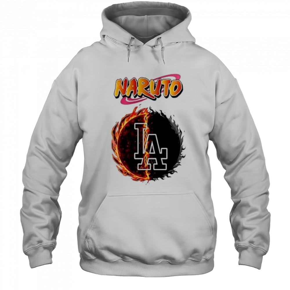 Los angeles Dodgers mlb collab naruto and sasuke 2025 baseball shirt Hoodie