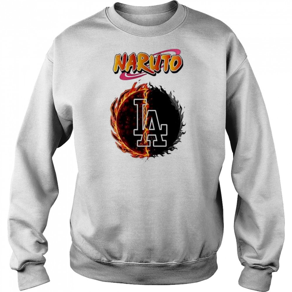 Los angeles Dodgers mlb collab naruto and sasuke 2025 baseball shirt Hoodie