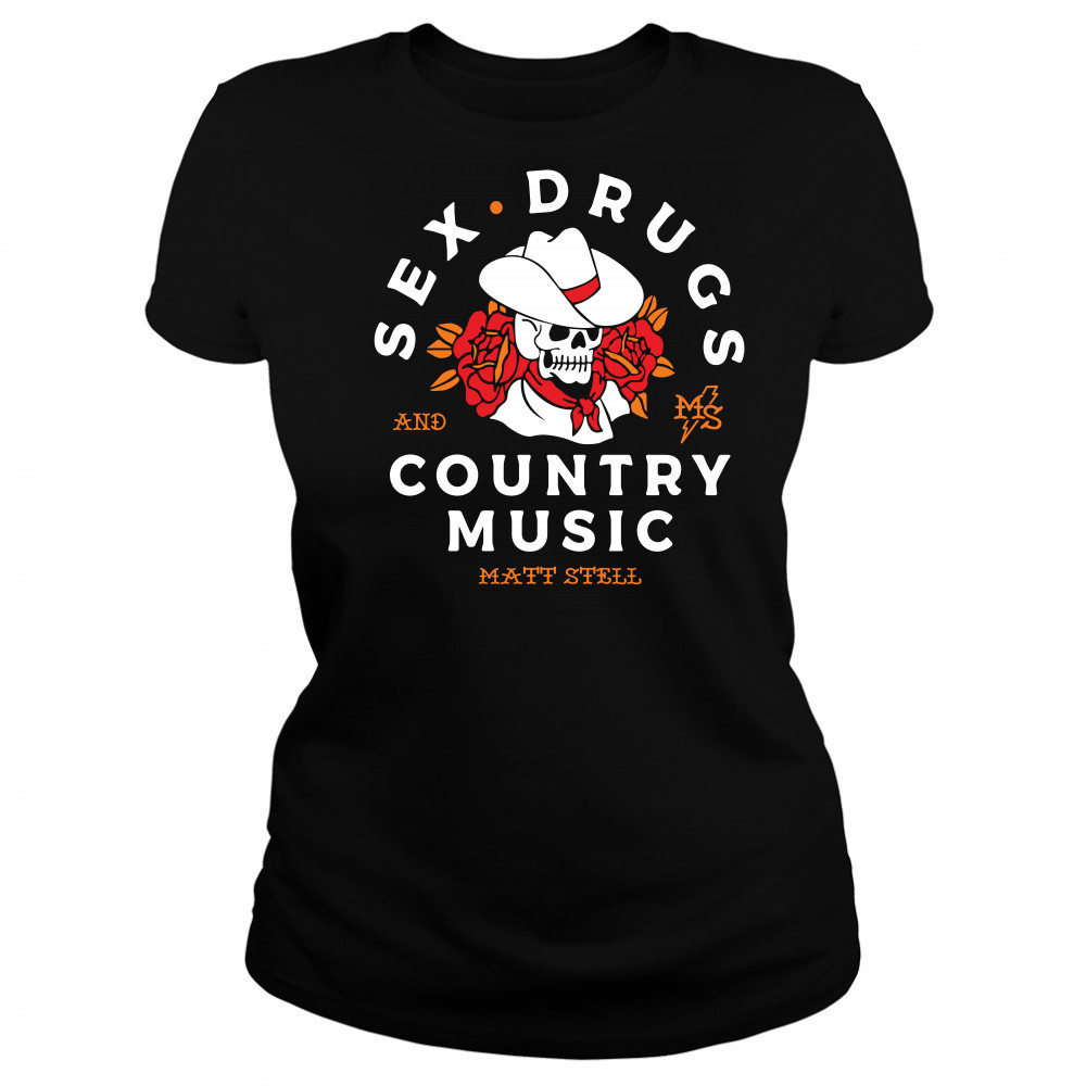 Matt Stell sex drugs and country music shirt Women's T-shirt