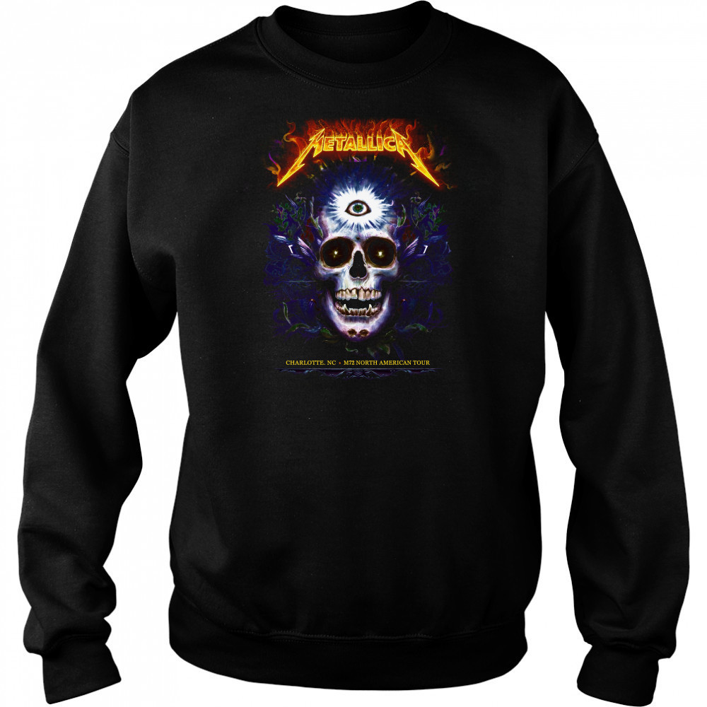 Metallica M72 Charlotte NC 2025 Bank Of America Stadium On May 31st shirt Hoodie